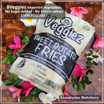 8Veggiez IQF frozen fries SWEET POTATO WHITE - UBI ASE PUTIH 500g 8 Veggiez (new packaging)